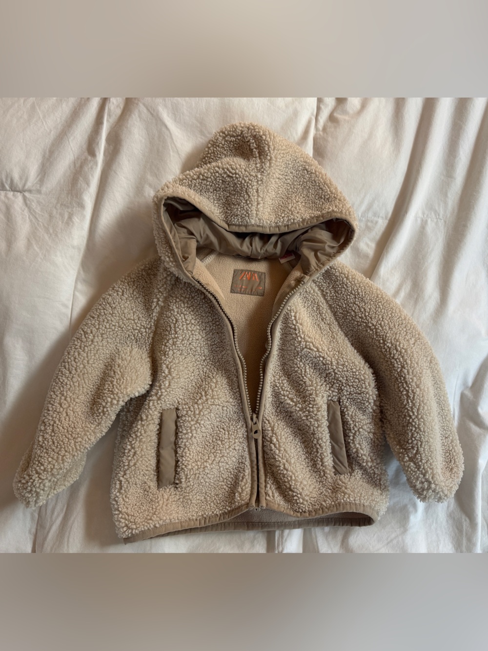 Sherpa Hooded Jacket - ZARA 2T